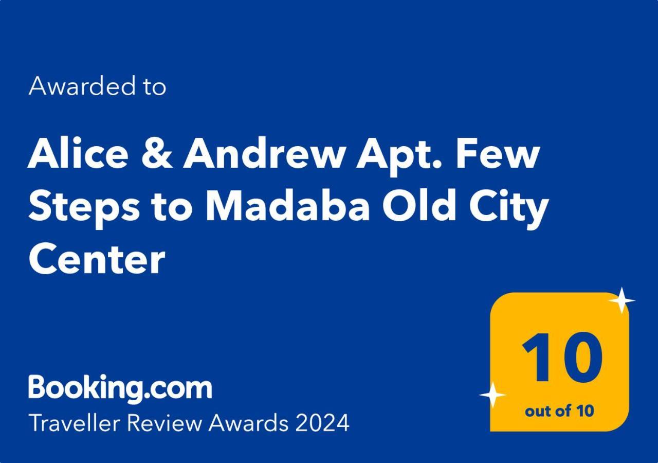 Alice & Andrew Apt. Few Steps To Madaba Old City Center Exterior foto